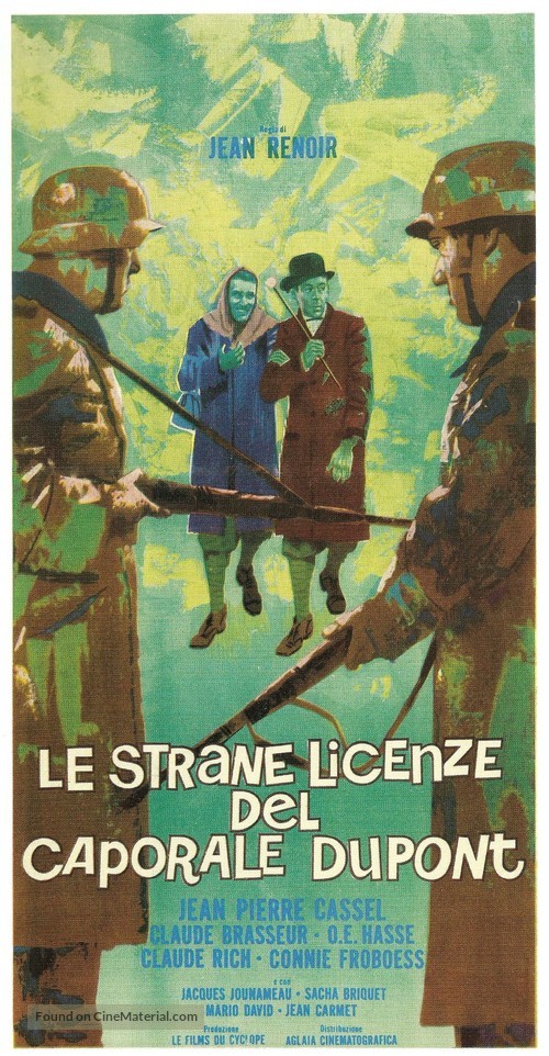 Caporal &eacute;pingl&eacute;, Le - Italian Movie Poster