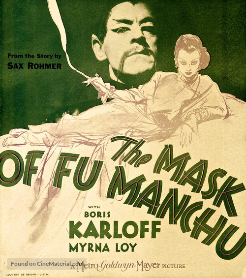 The Mask of Fu Manchu - poster