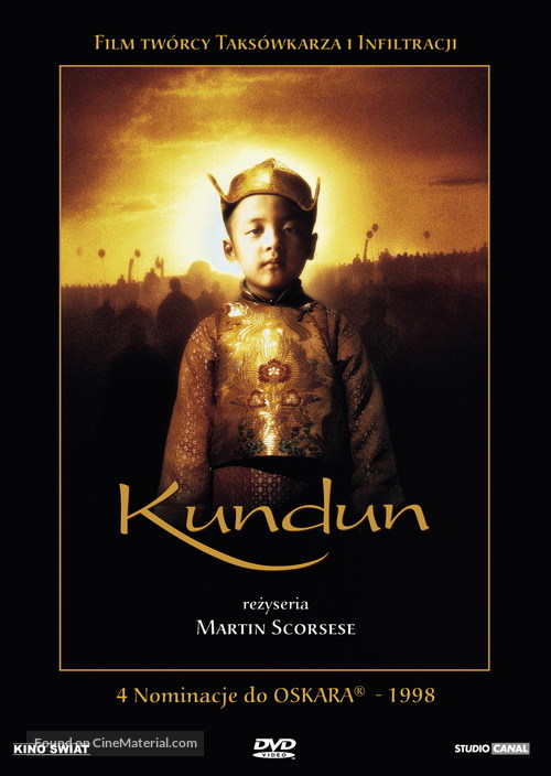 Kundun - Polish DVD movie cover