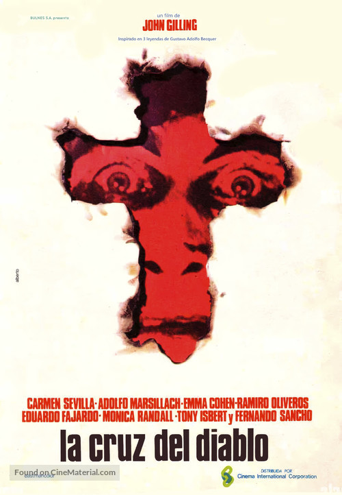 La cruz del diablo - Spanish Movie Poster