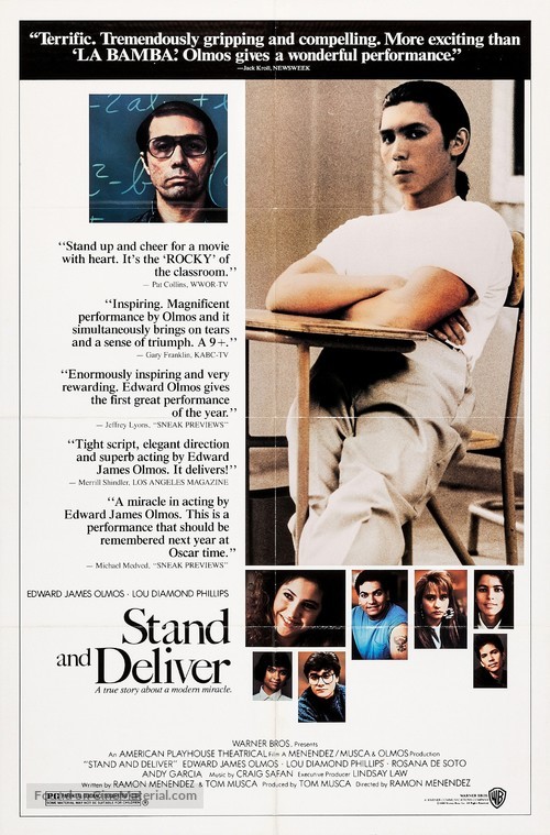 Stand and Deliver - Movie Poster