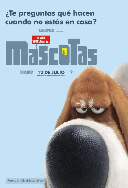 The Secret Life of Pets - Argentinian Movie Poster