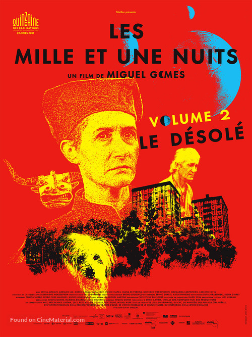 As Mil e Uma Noites: Volume 2, O Desolado - French Movie Poster