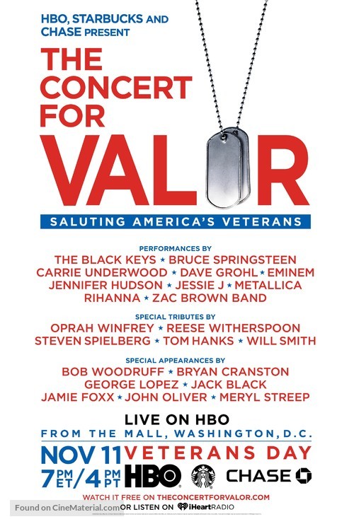 The Concert for Valor - Movie Poster