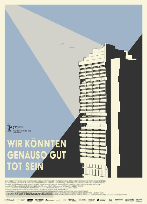 We Might As Well Be Dead - German Movie Poster