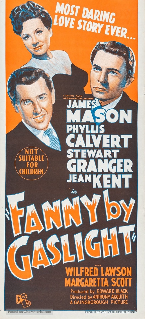 Fanny by Gaslight - Australian Movie Poster