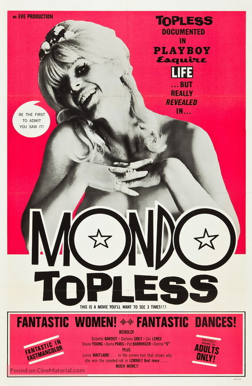 Mondo Topless - Movie Poster