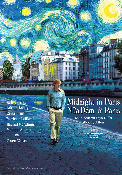 Midnight in Paris - Vietnamese Movie Poster