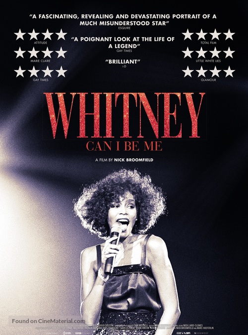 Whitney: Can I Be Me - British Movie Poster