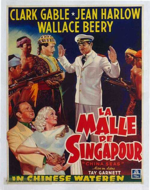 China Seas - Belgian Movie Poster