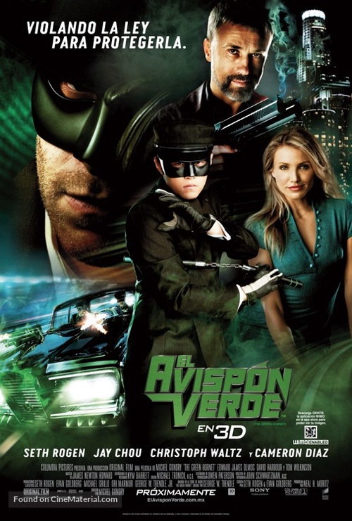 The Green Hornet - Mexican Movie Poster