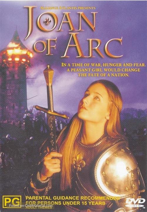 Joan of Arc - Australian DVD movie cover