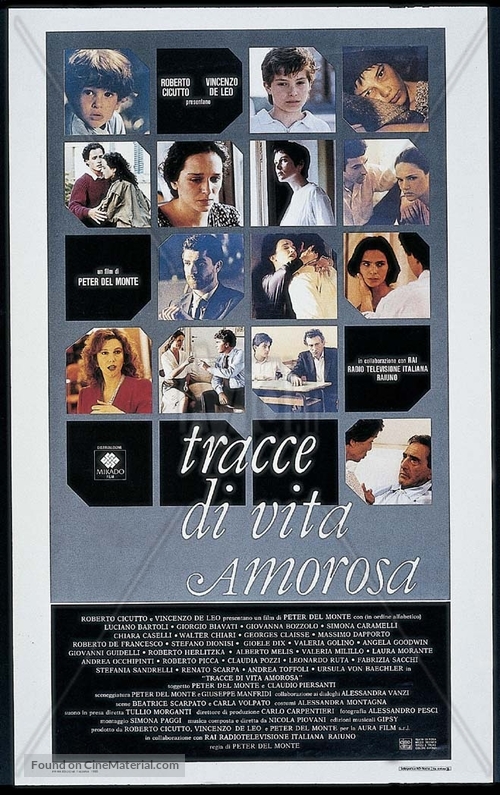 Tracce di vita amorosa - Italian Movie Poster