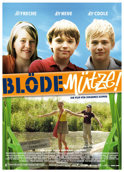 Bl&ouml;de M&uuml;tze! - German poster