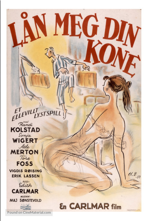 L&aring;n meg din kone - Norwegian Movie Poster