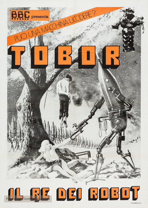 Tobor the Great - Italian Re-release movie poster