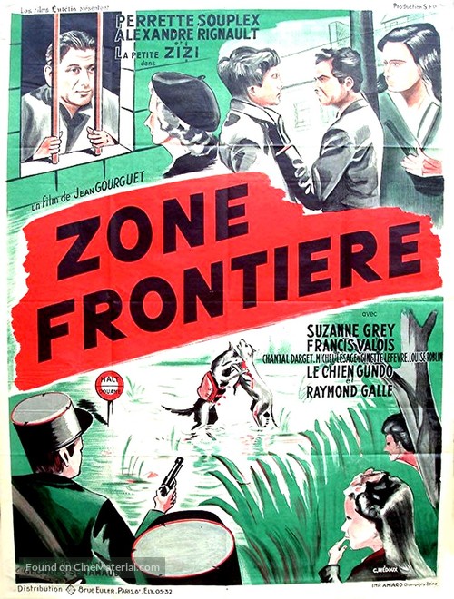 Zone fronti&egrave;re - French Movie Poster