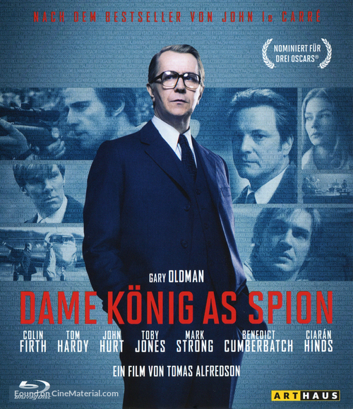 Tinker Tailor Soldier Spy - German Blu-Ray movie cover