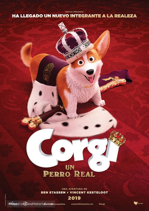 The Queen&#039;s Corgi - Mexican Movie Poster