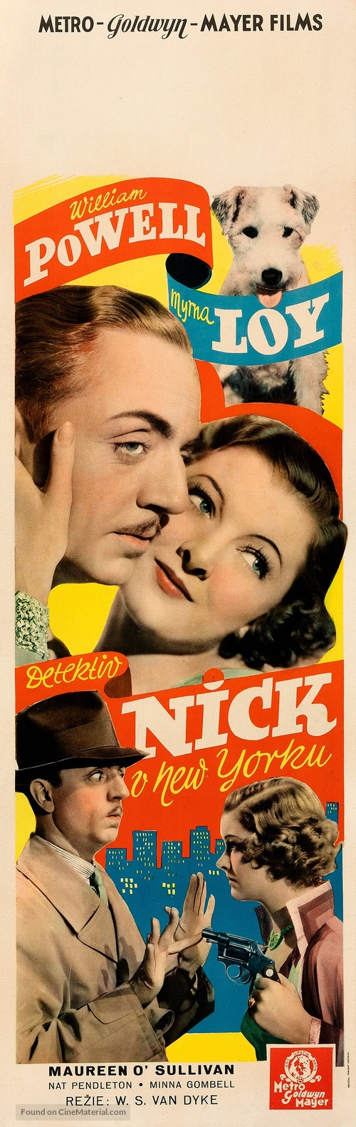 The Thin Man - Czech Movie Poster