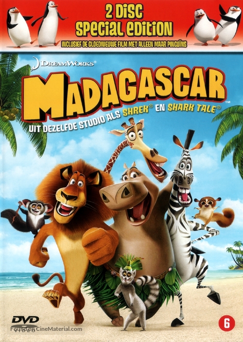 Madagascar - Dutch DVD movie cover