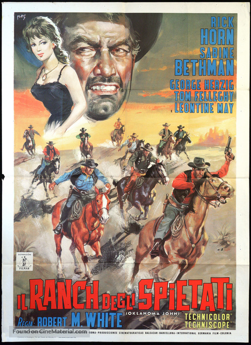 Oklahoma John - Italian Movie Poster