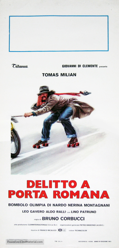 Delitto a Porta Romana - Italian Movie Poster