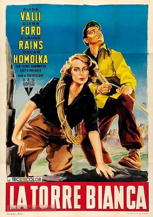 The White Tower - Italian Movie Poster