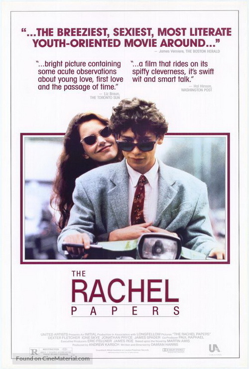 The Rachel Papers - Movie Poster