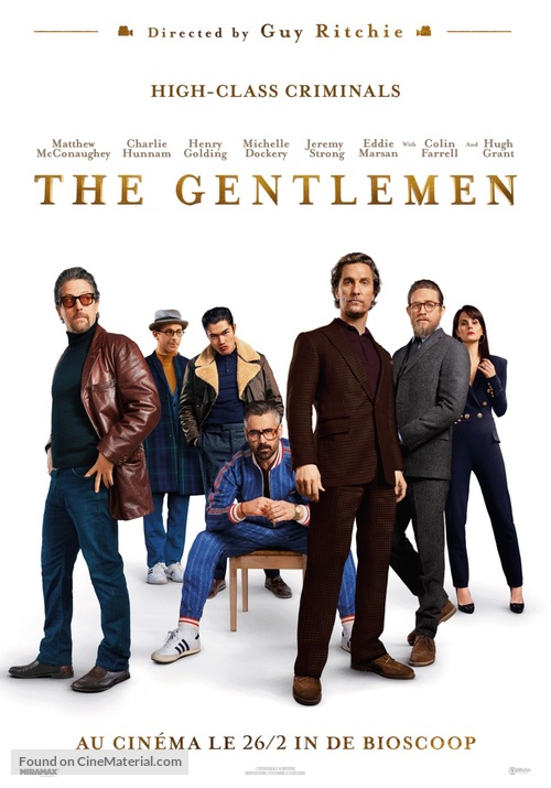 The Gentlemen - Belgian Movie Poster