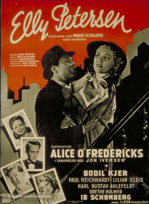 Elly Petersen - Danish Movie Poster