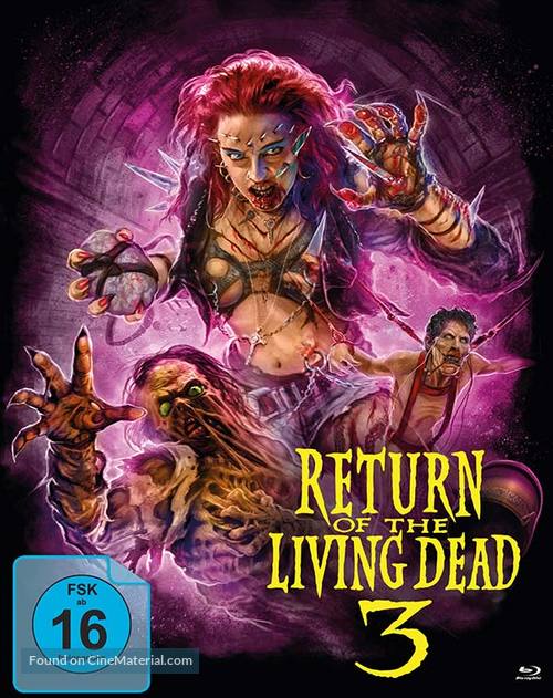 Return of the Living Dead III - German Movie Cover