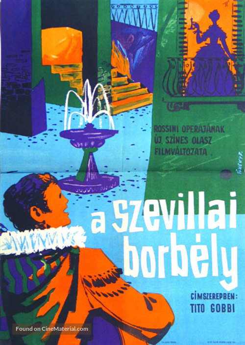 Figaro, il barbiere di Siviglia - Hungarian Movie Poster
