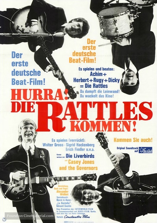 Hurra, die Rattles kommen - German Movie Poster