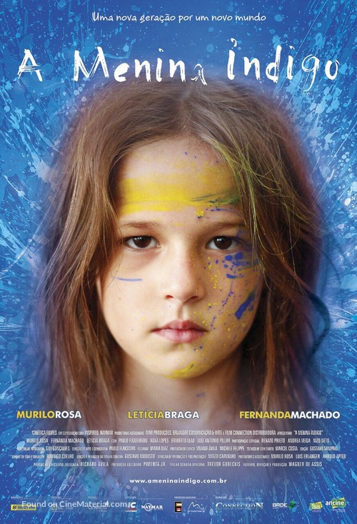 A Menina &Iacute;ndigo - Brazilian Movie Poster