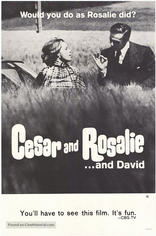C&eacute;sar et Rosalie - Movie Poster