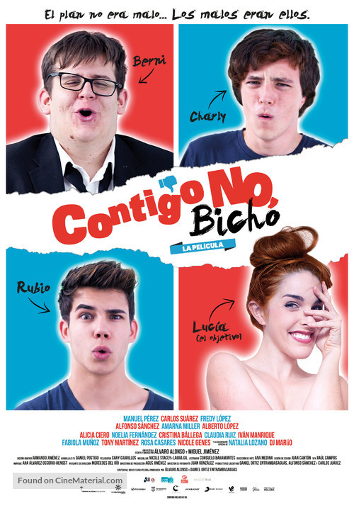 Contigo no, bicho - Spanish Movie Poster