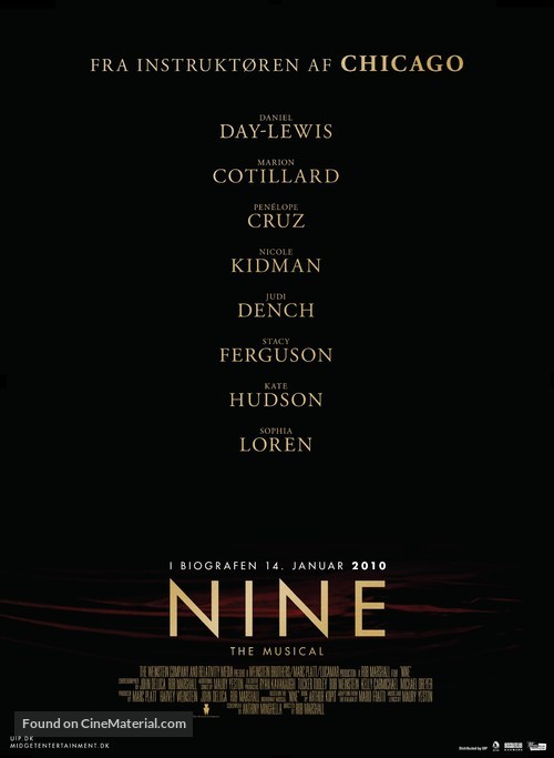 Nine - Danish Movie Poster