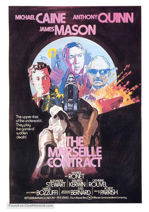 The Marseille Contract - British Movie Poster