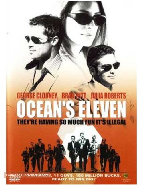 Ocean&#039;s Eleven - DVD movie cover