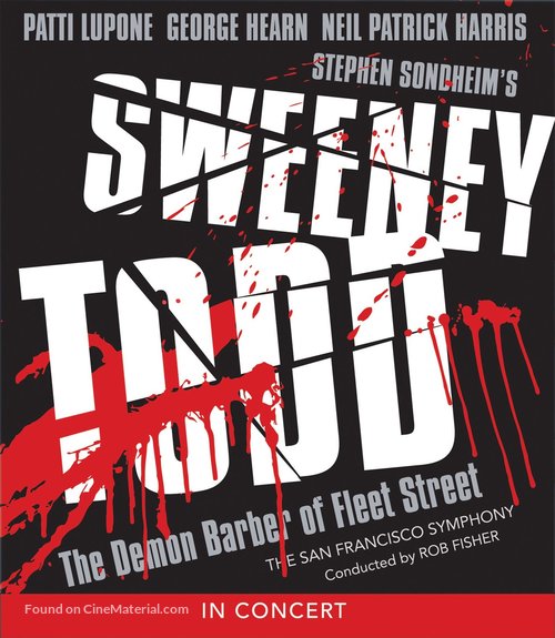 Sweeney Todd: The Demon Barber of Fleet Street in Concert - Blu-Ray movie cover