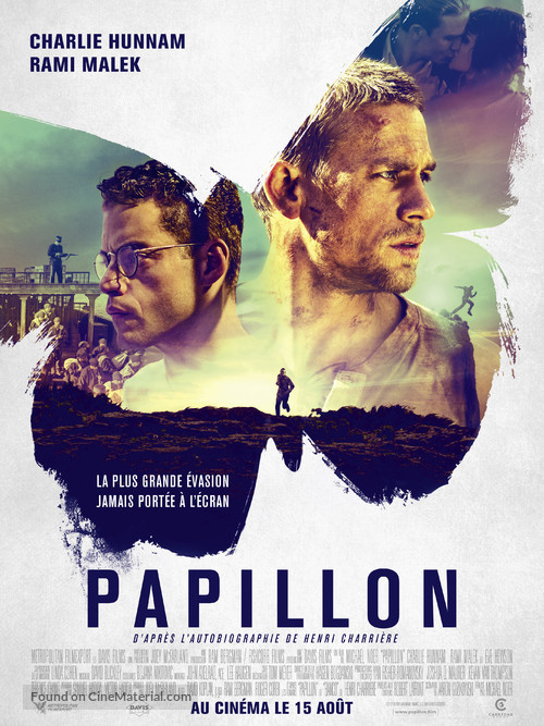 Papillon - French Movie Poster