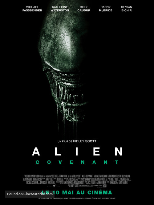Alien: Covenant - French Movie Poster