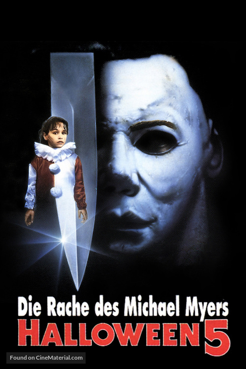 Halloween 5: The Revenge of Michael Myers - German DVD movie cover