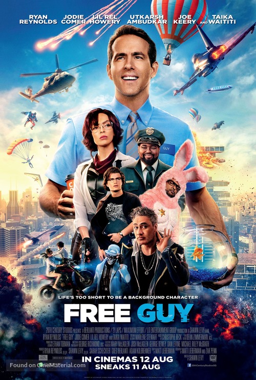 Free Guy - Singaporean Movie Poster