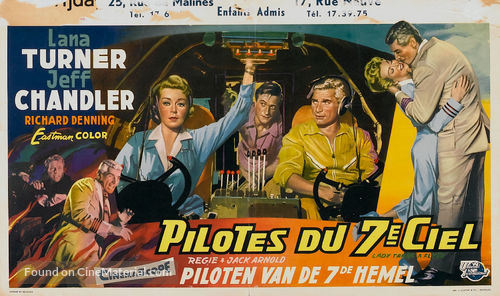 The Lady Takes a Flyer - Belgian Movie Poster