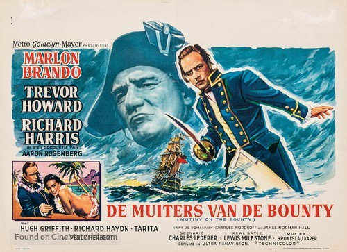 Mutiny on the Bounty - Belgian Movie Poster