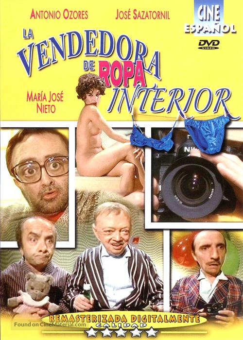 La vendedora de ropa interior - Spanish DVD movie cover