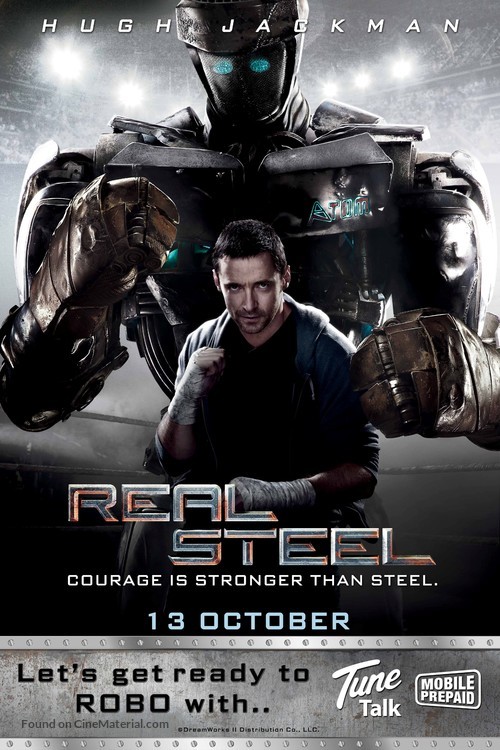 Real Steel - Malaysian Movie Poster