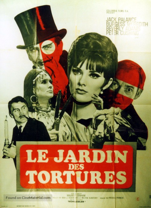 Torture Garden - French Movie Poster